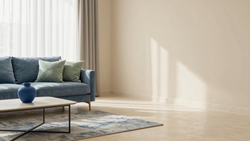 calm blue and green tones