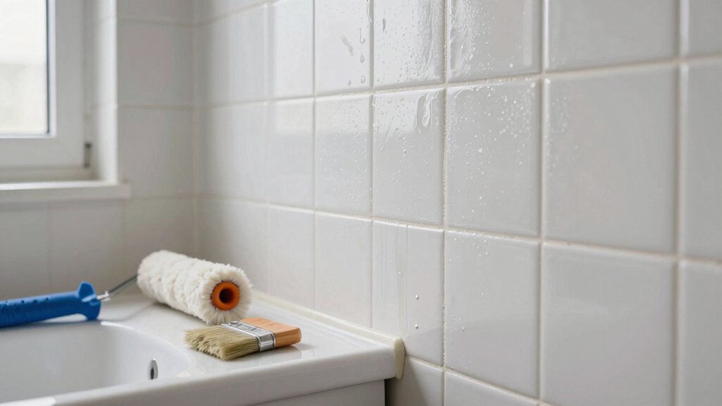 can bathroom tile be painted