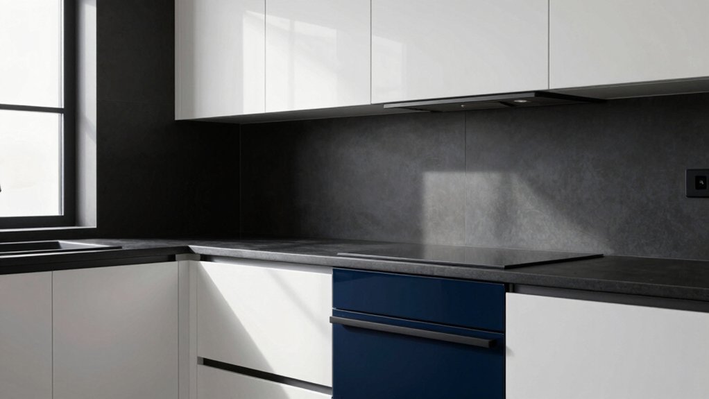 dark tones enhance modern contrast