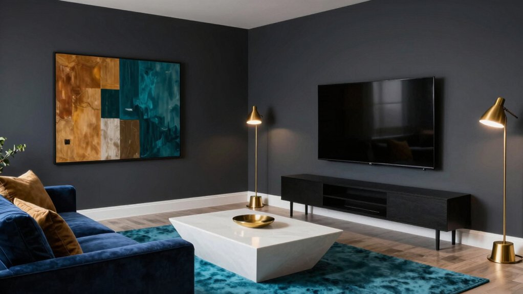 enhance contrast with accents