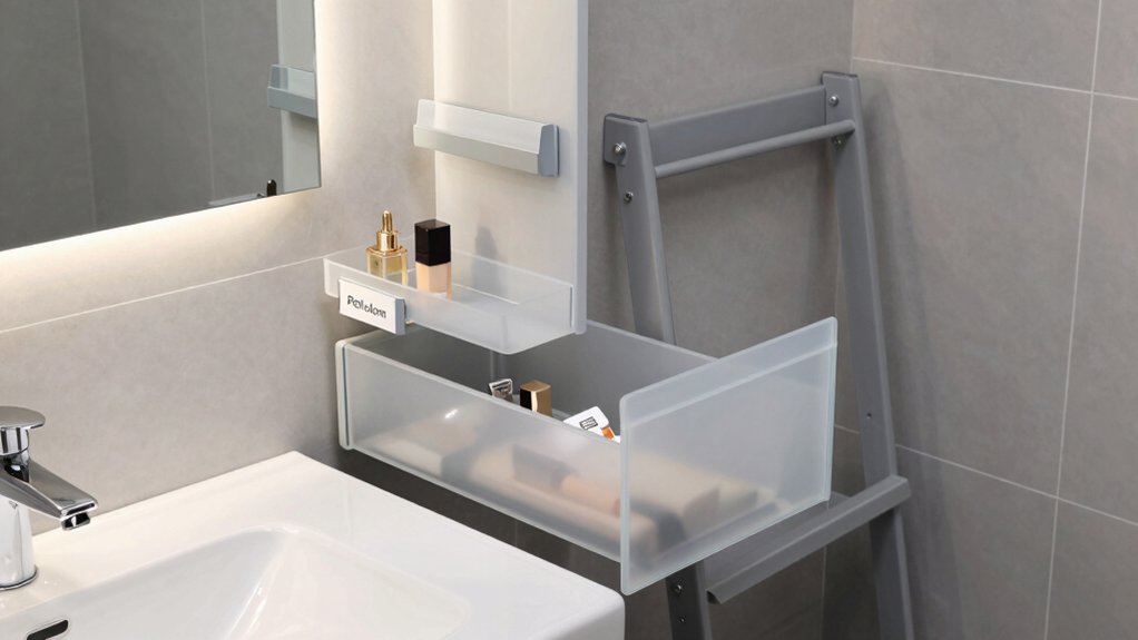hidden vertical space saving storage
