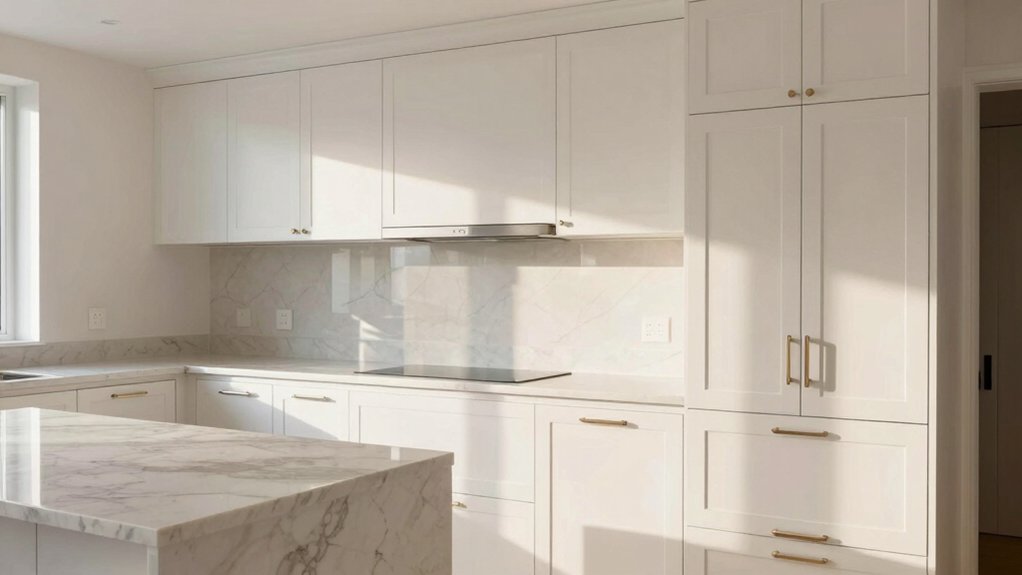 ideal shades for white cabinets