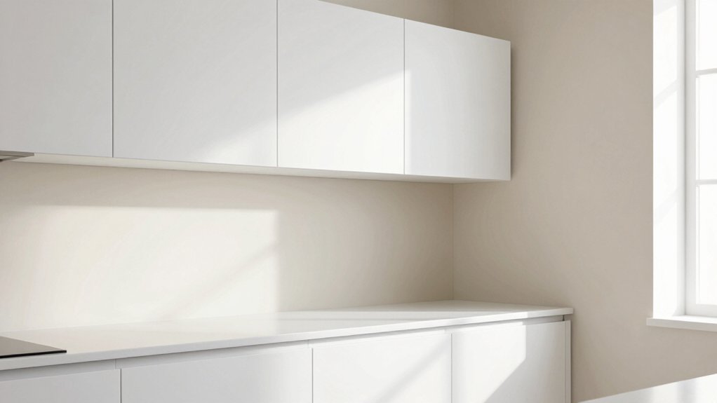 ideal wall paint for white cabinets