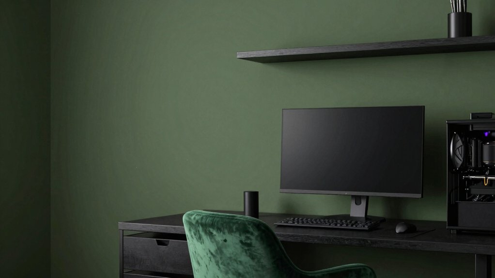 minimize glare with greens