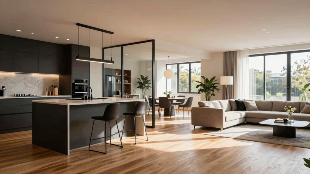 open plan vs zoned spaces