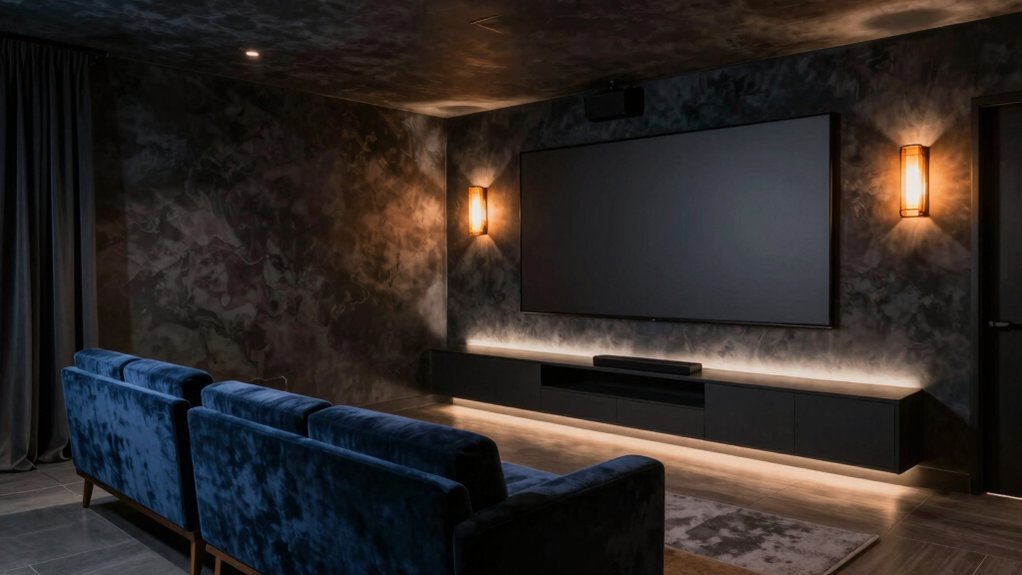 optimal media room paint color