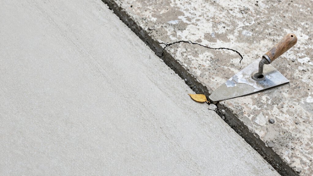 pouring concrete over existing