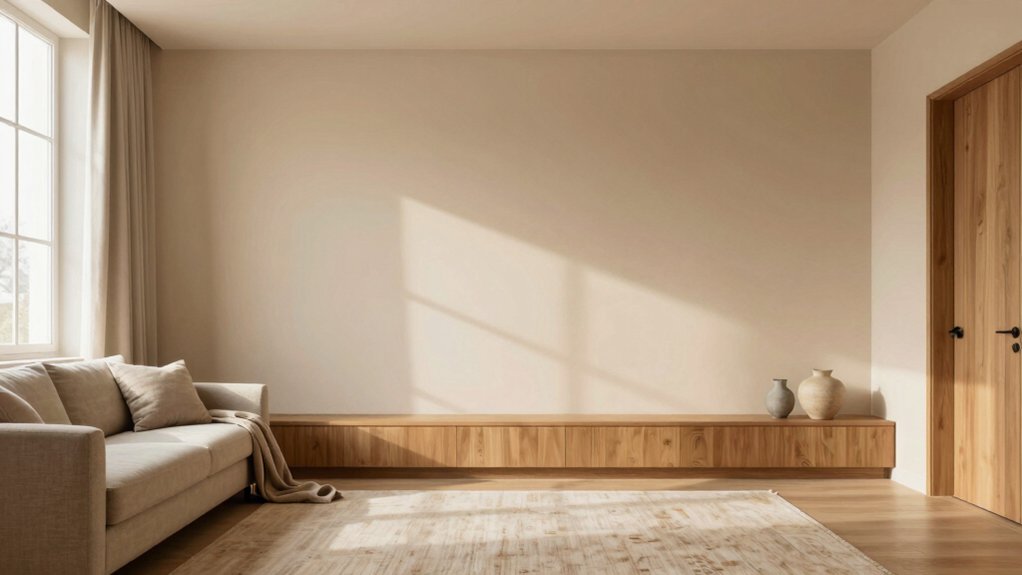 warm neutral north facing tones