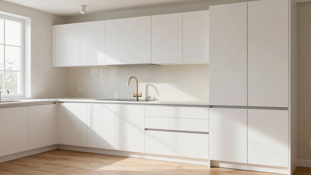 white cabinets influence wall tones