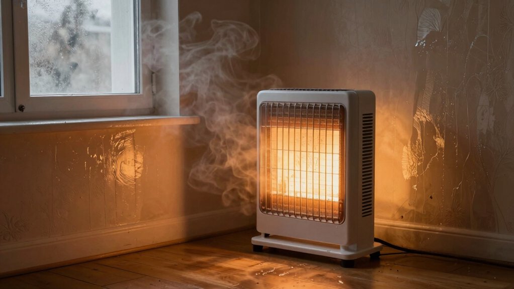 direct heat targets damp areas