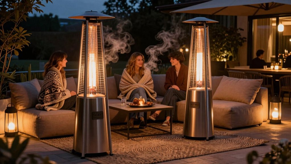 efficient safe outdoor heating