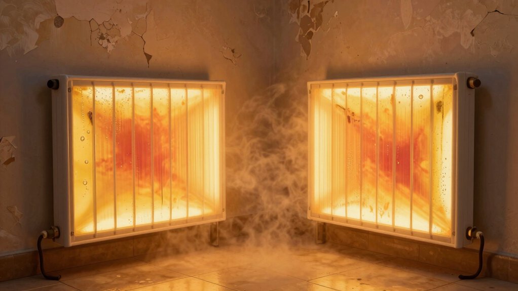 infrared heat reduces dampness