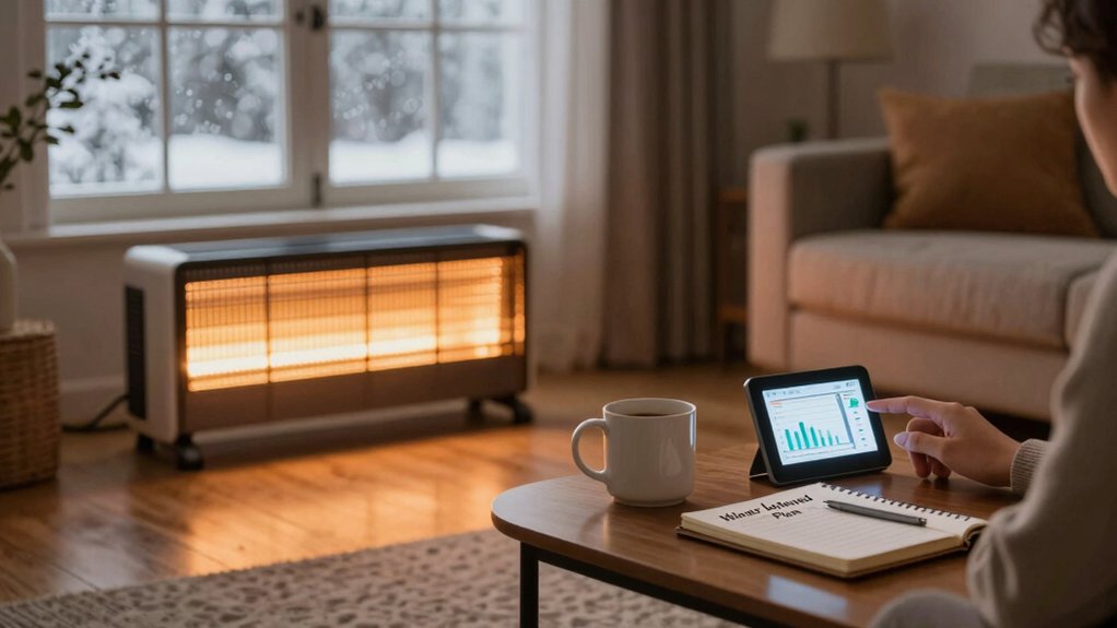 infrared heating budget planning