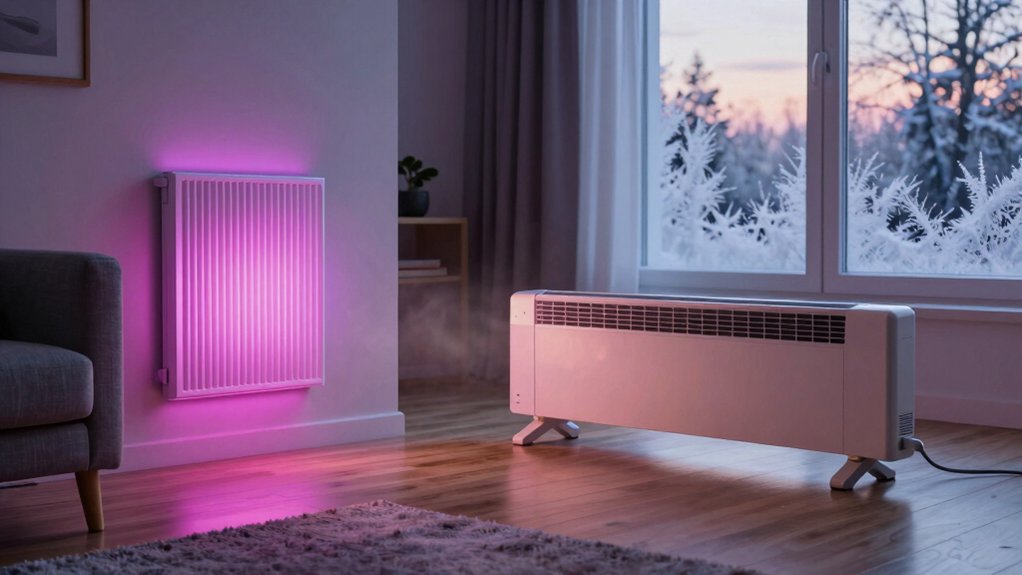 infrared heats with less loss