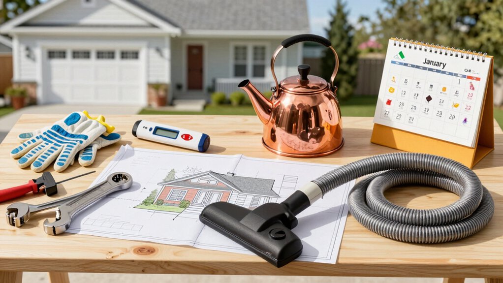 monthly home maintenance routine
