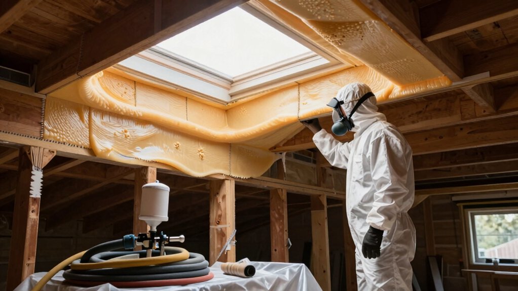 supervised insulation application process