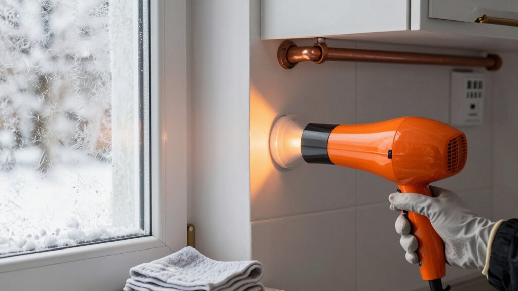 thaw pipes safely first