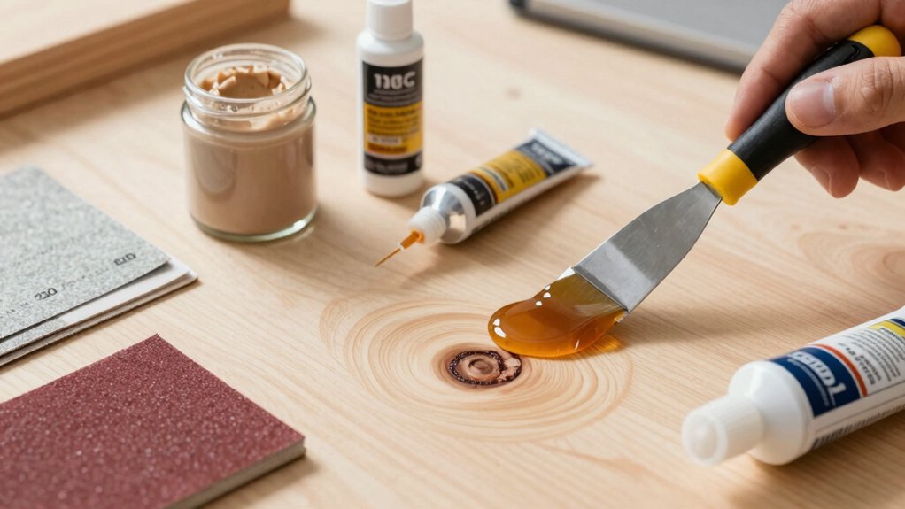 choose appropriate repair materials