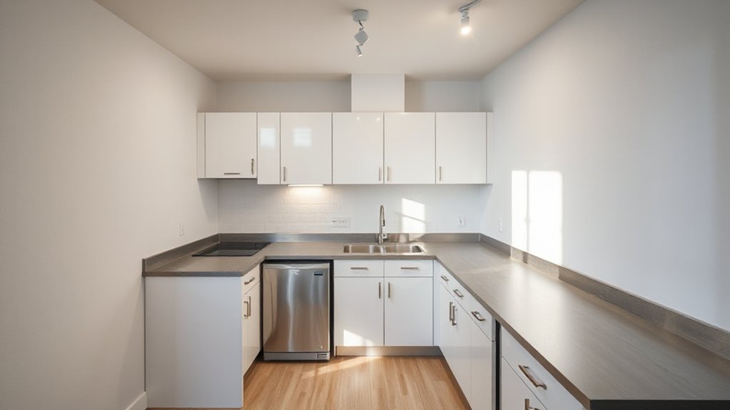 durable low maintenance kitchen design