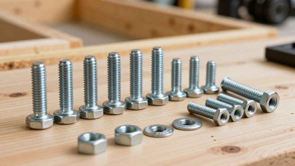 select bolts matching load conditions