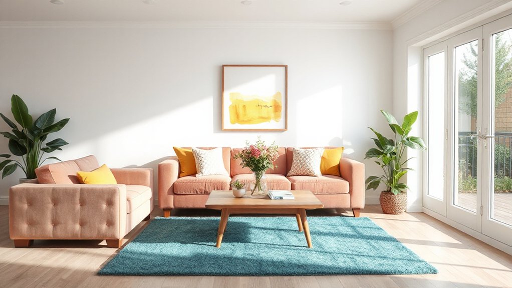 add vibrant accent walls