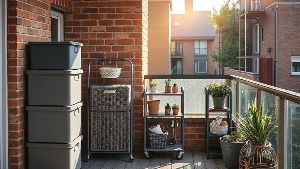 balcony outdoor storage solutions