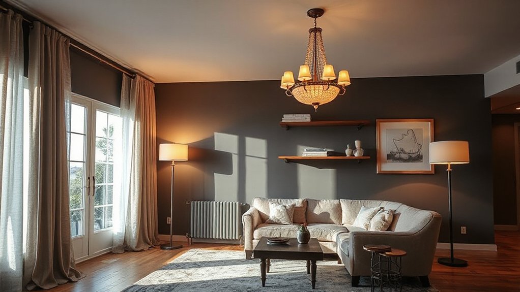 brighten dark rooms creatively