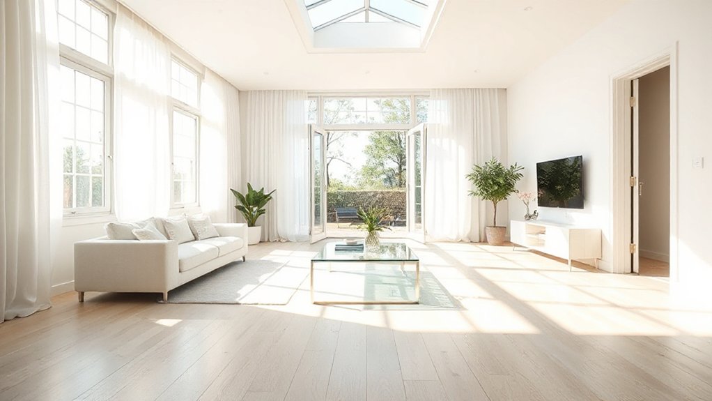 brighten room with light layers