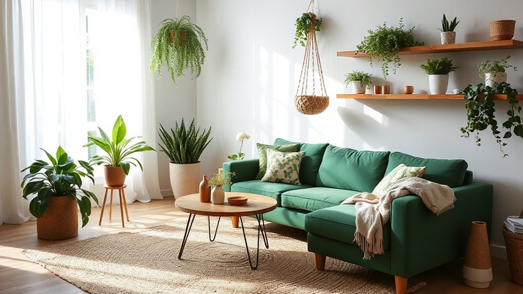 budget friendly greenery accents