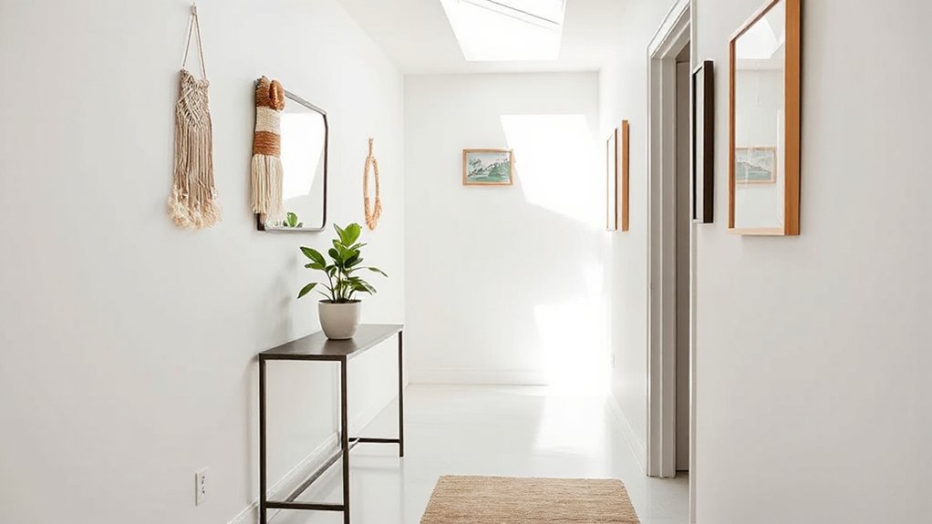 budget friendly hallway decor