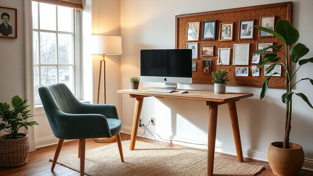 budget friendly stylish workspace