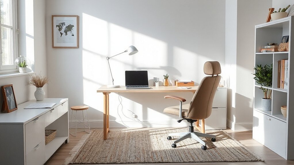 calm personalized workspace design