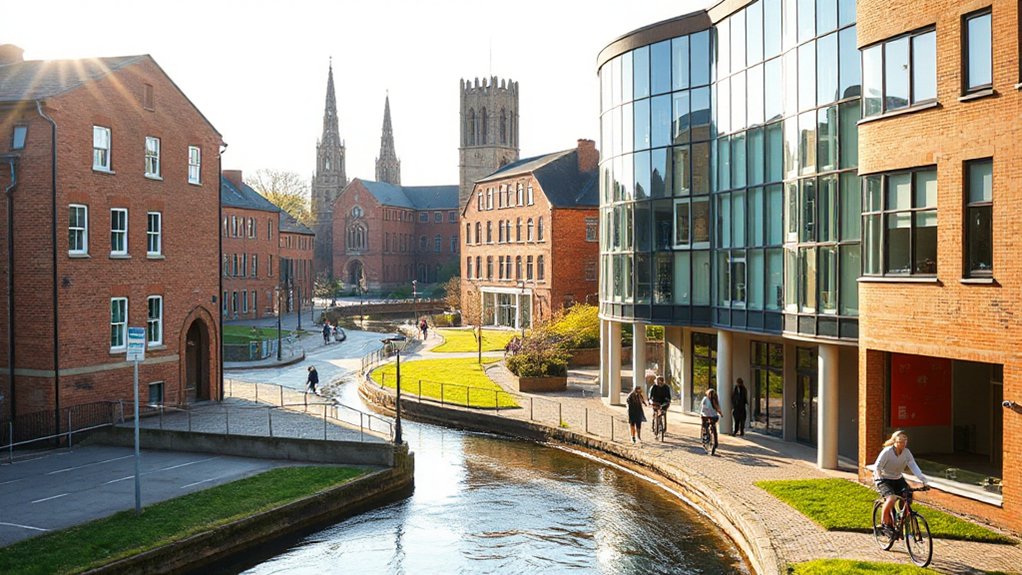 compact connected university community