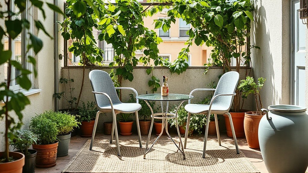 compact functional patio furniture