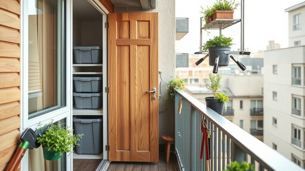 compact organized outdoor storage