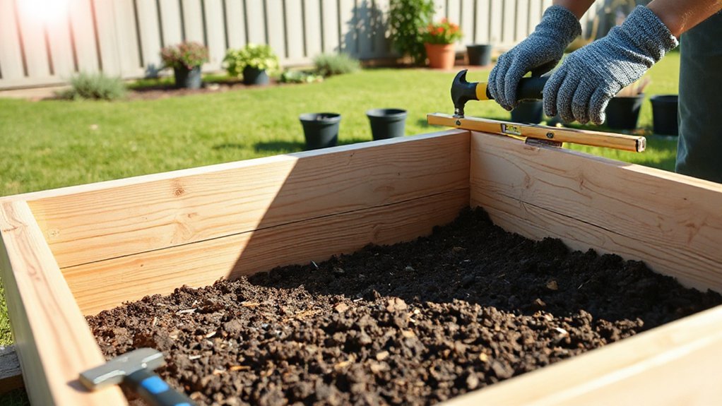 constructing beginner raised beds