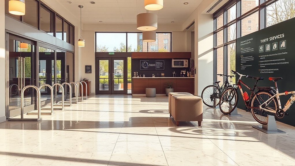 cost effective modern tenant amenities