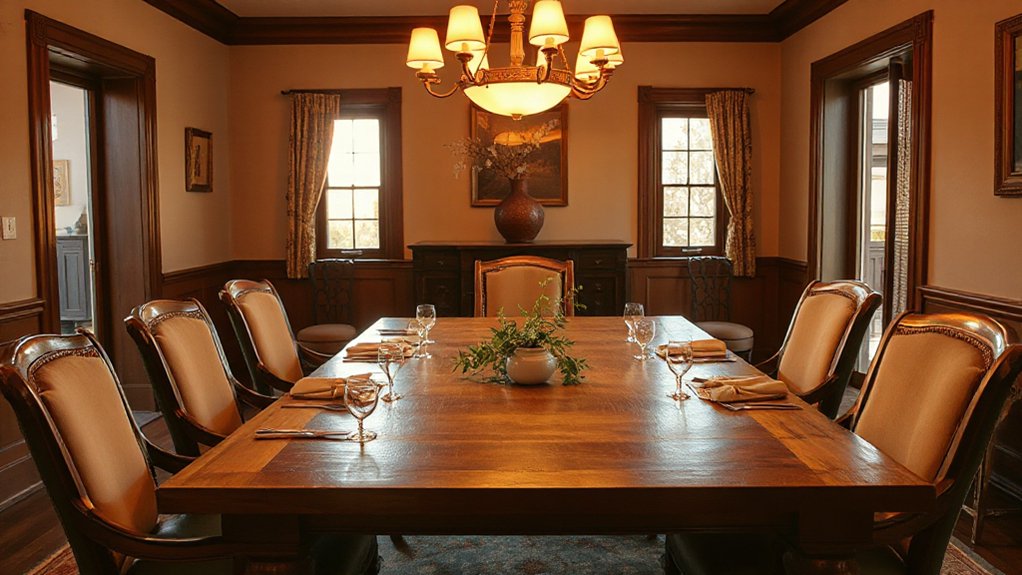 cozy inviting dining space