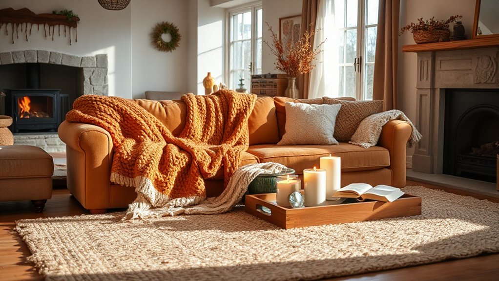 create cozy mindful routines