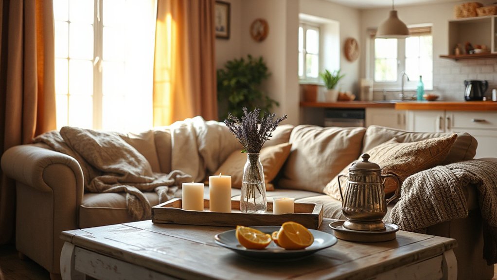create cozy sensory ambiance