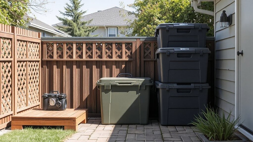 durable discreet outdoor storage