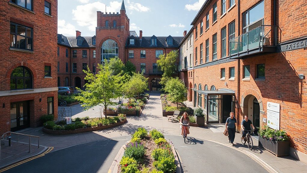 efficient walkable campus pathways