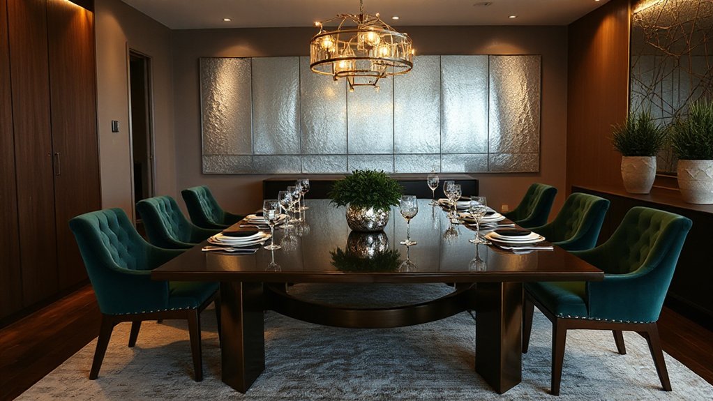 elegant functional dining space