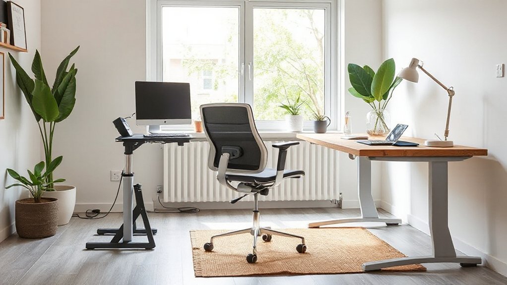 ergonomic setup for comfort