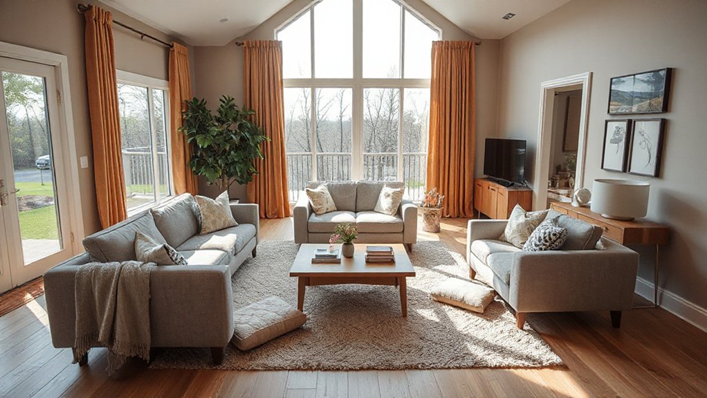 flowing functional living space