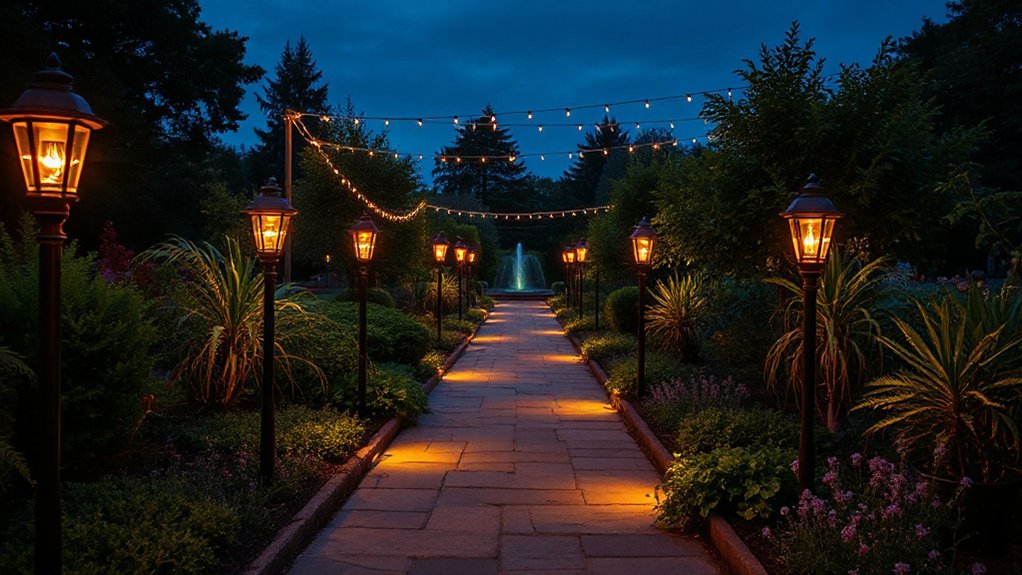 garden pathway illumination ideas