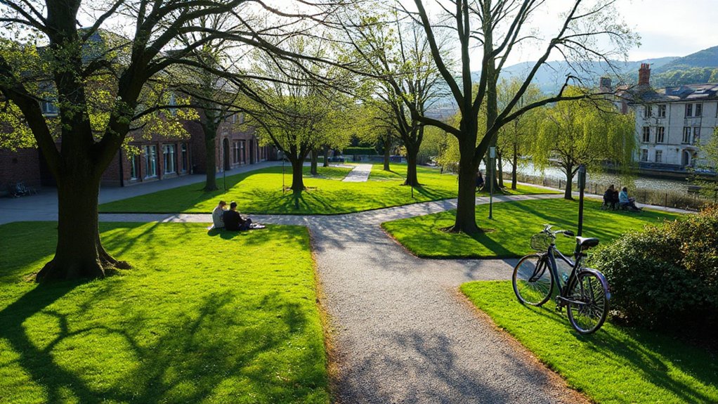 green spaces boost focus