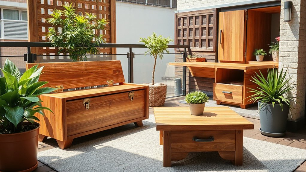 hidden storage outdoor furniture