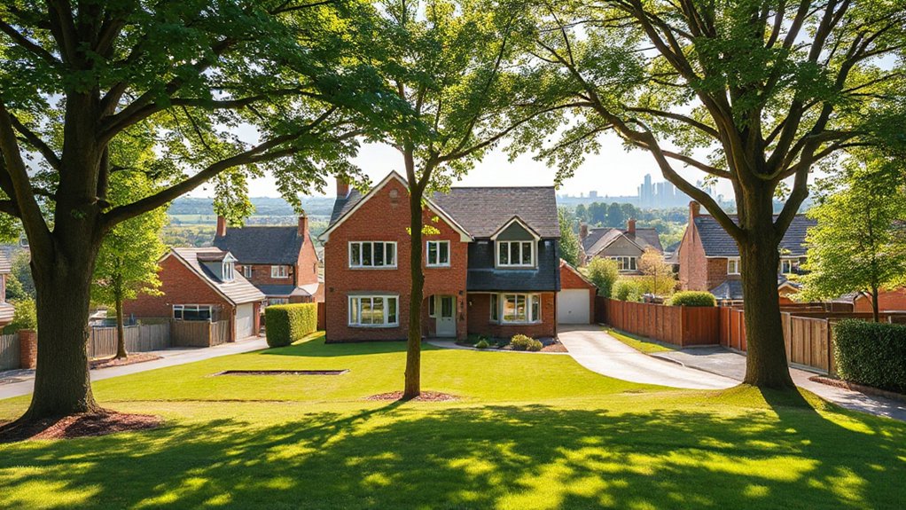 UK counties for family living  housing demand and affordability