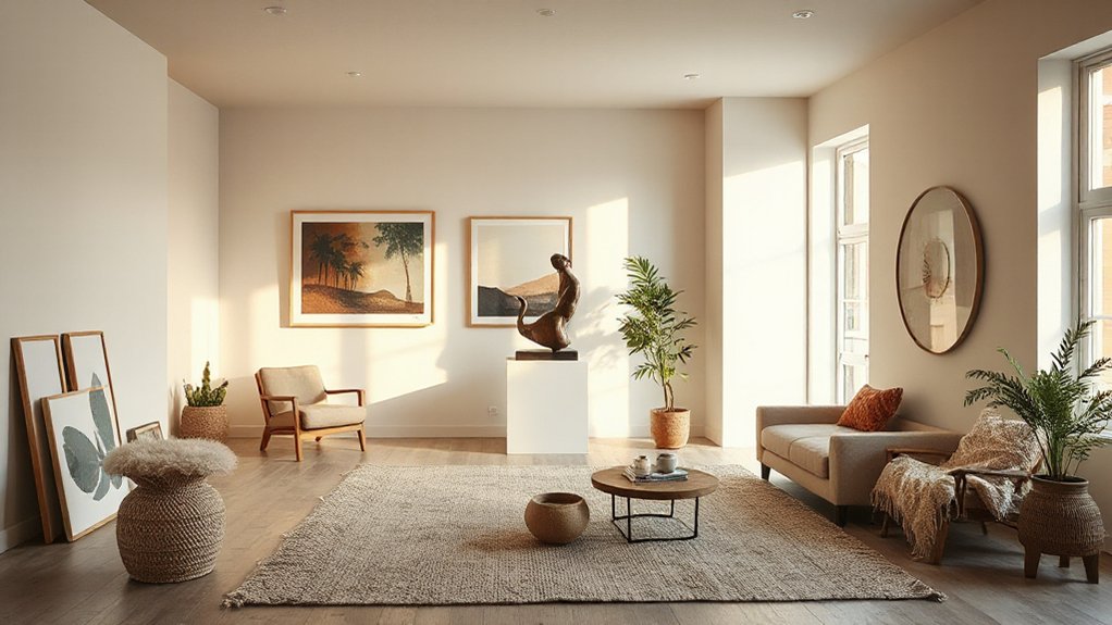 intentional harmonious illuminated decor